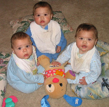Matthew, Mark, Luke at nine months